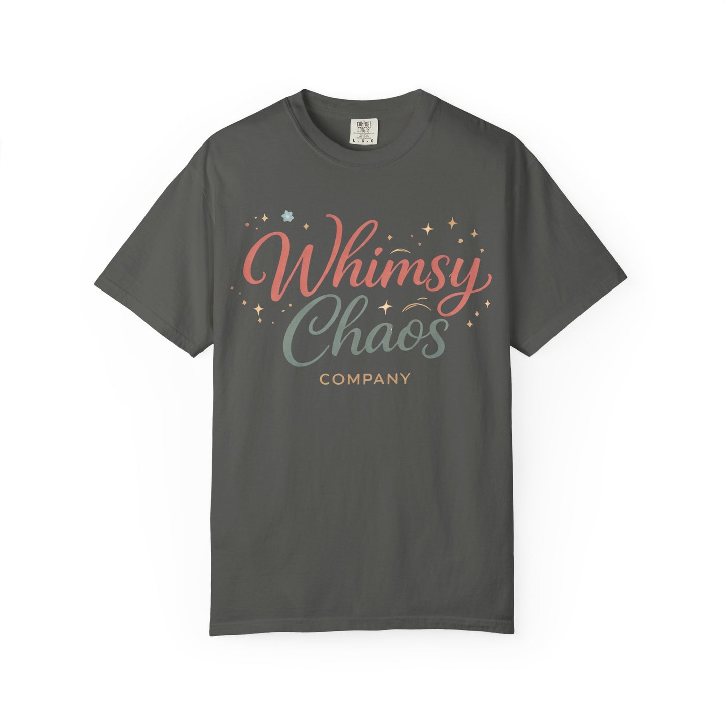 Whimsy Chaos Script Logo Tee
