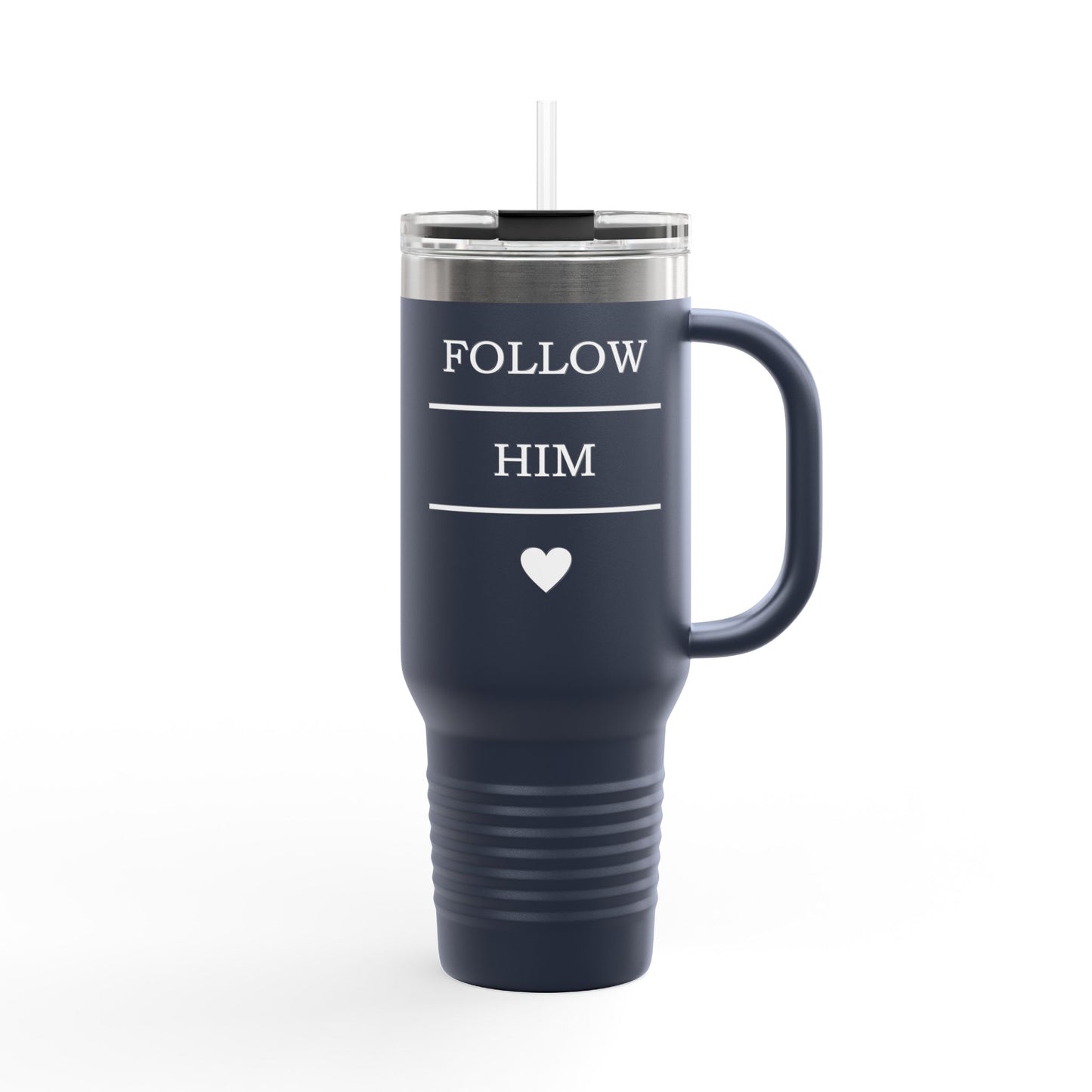 Follow Him 40oz Insulated Travel Mug
