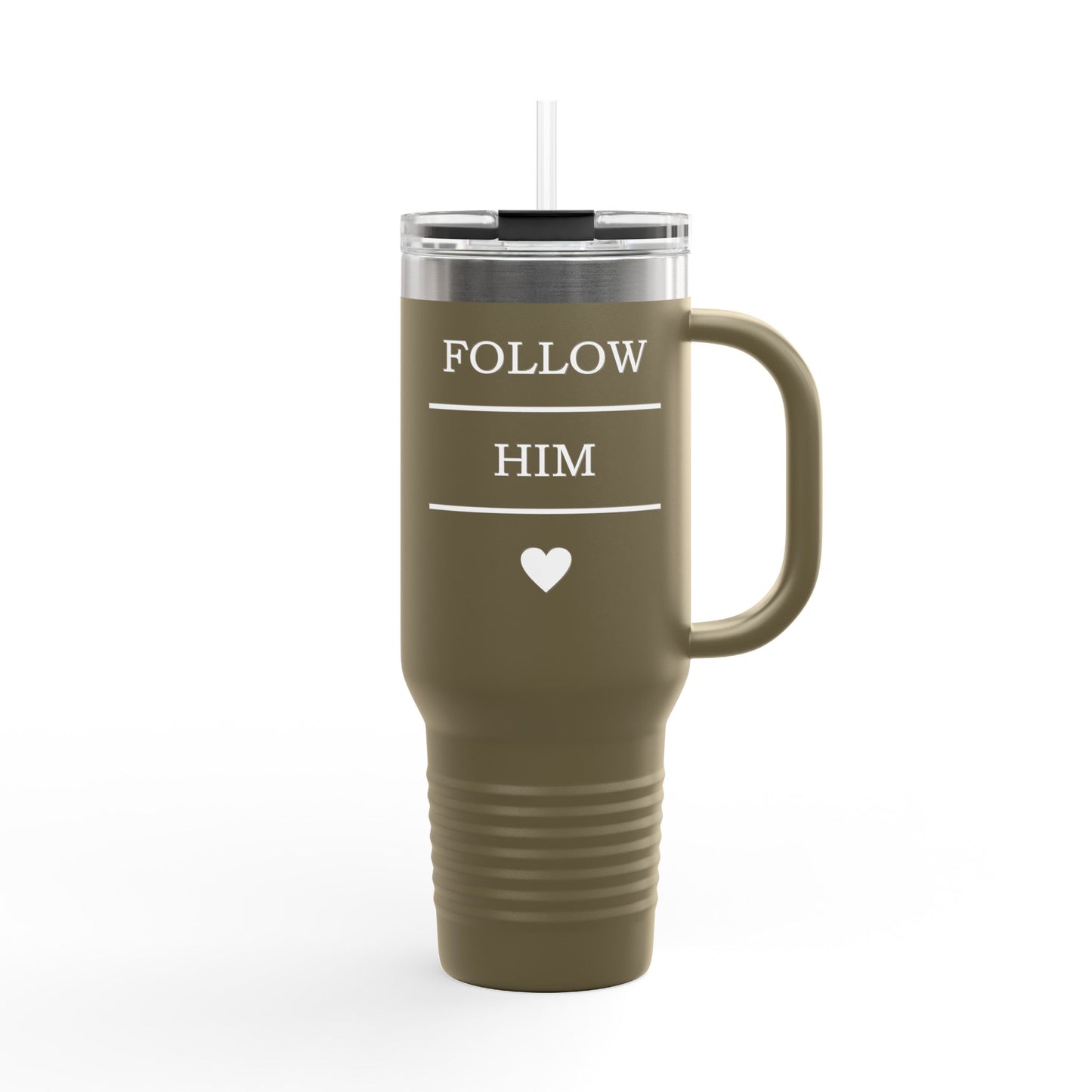 Follow Him 40oz Insulated Travel Mug