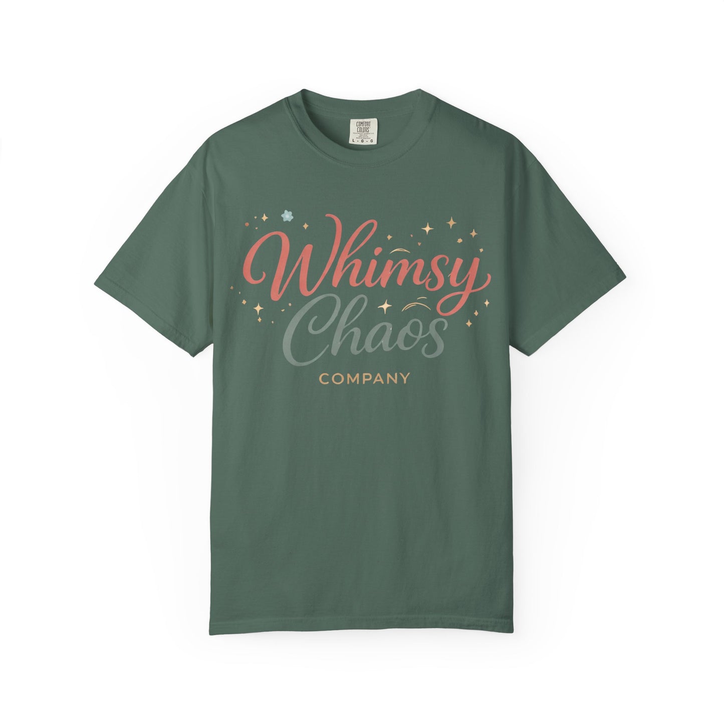 Whimsy Chaos Script Logo Tee