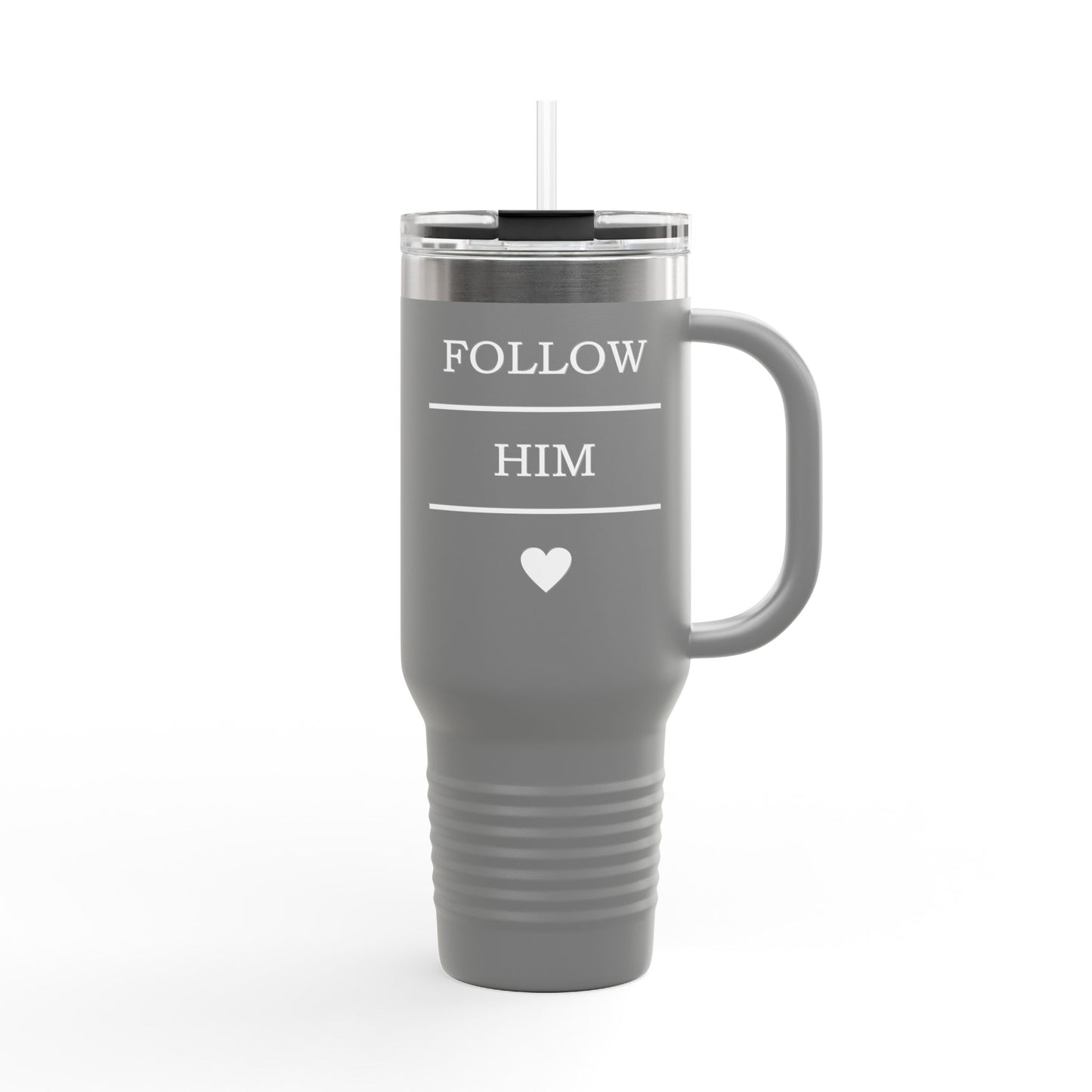 Follow Him 40oz Insulated Travel Mug