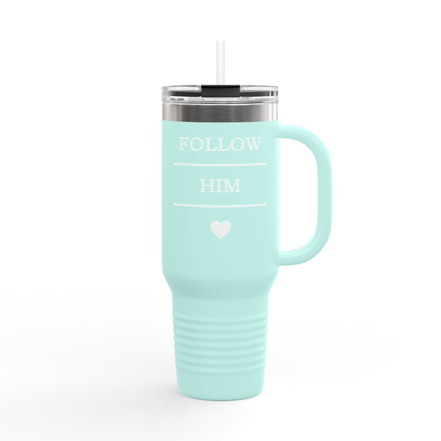 Follow Him 40oz Insulated Travel Mug