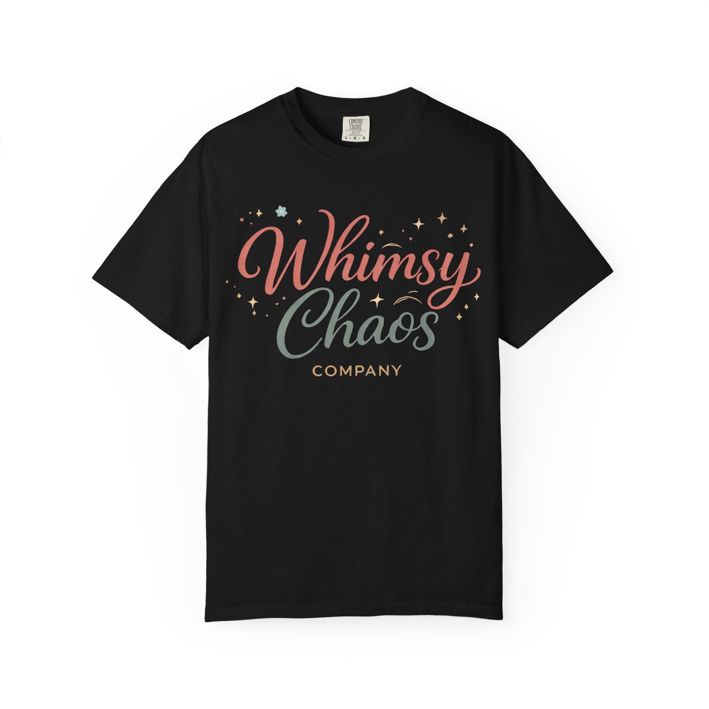 Whimsy Chaos Script Logo Tee