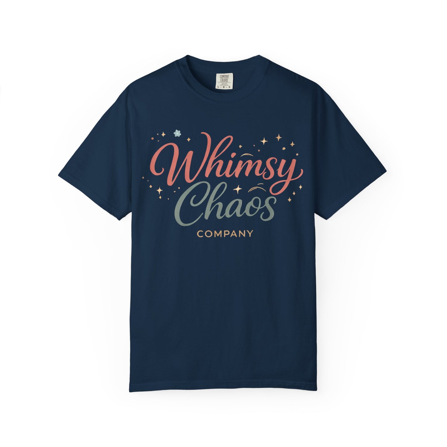 Whimsy Chaos Script Logo Tee