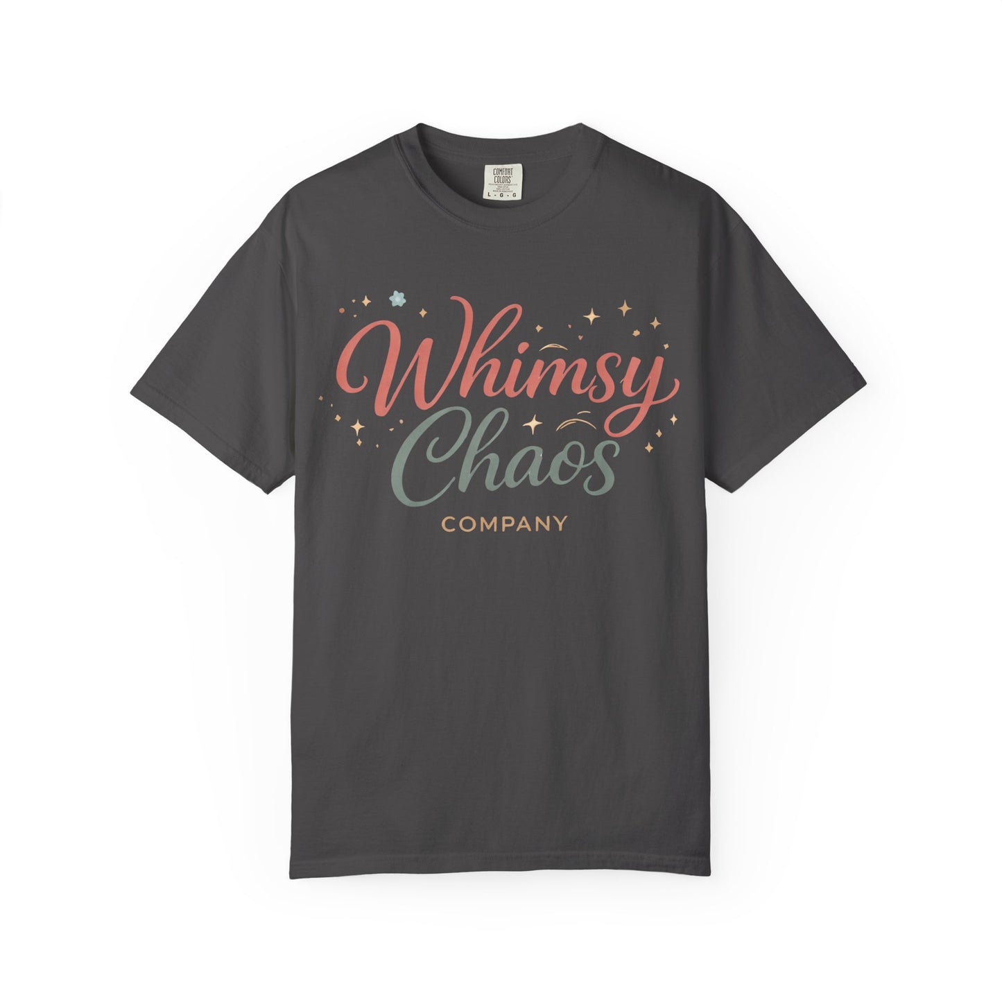 Whimsy Chaos Script Logo Tee