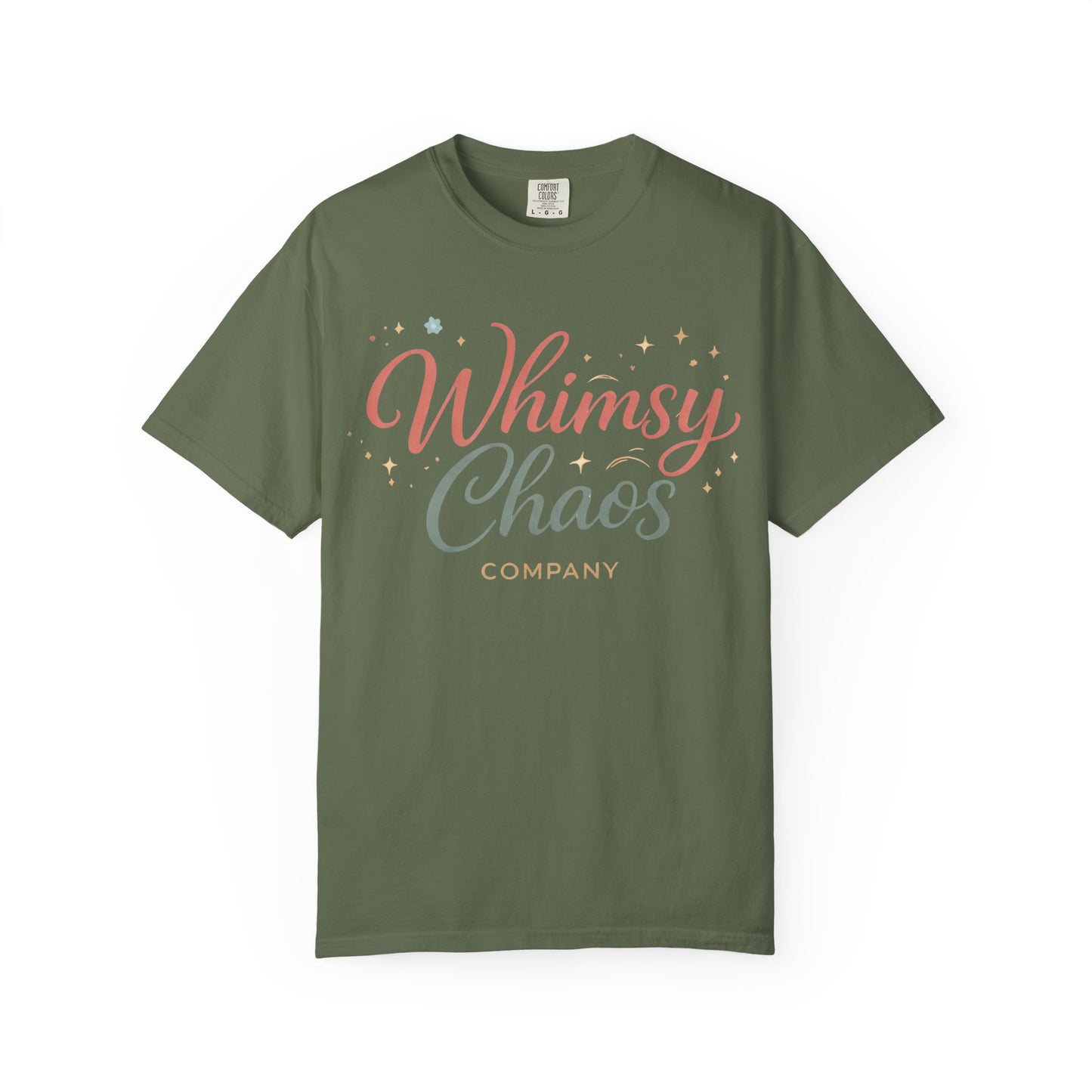 Whimsy Chaos Script Logo Tee