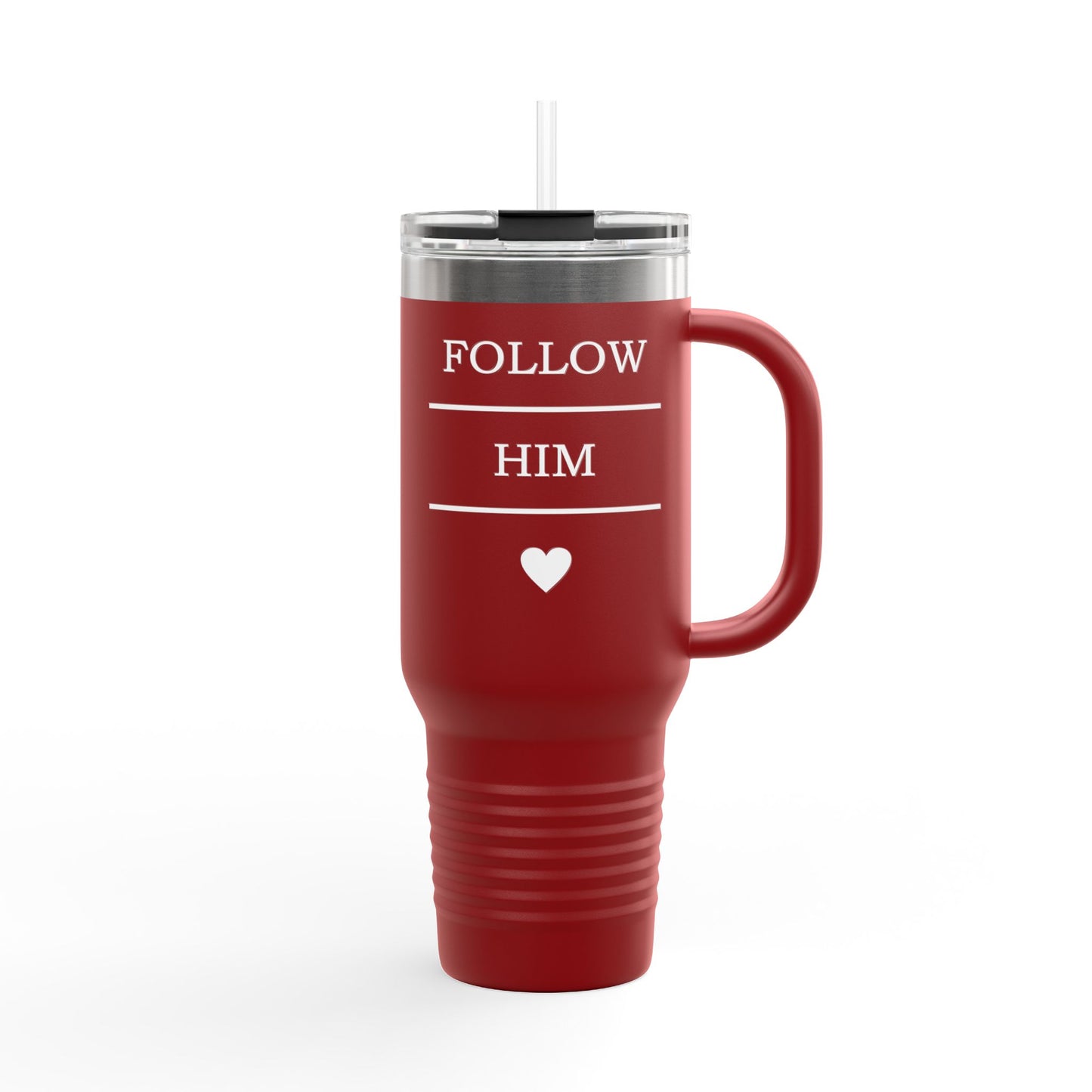 Follow Him 40oz Insulated Travel Mug