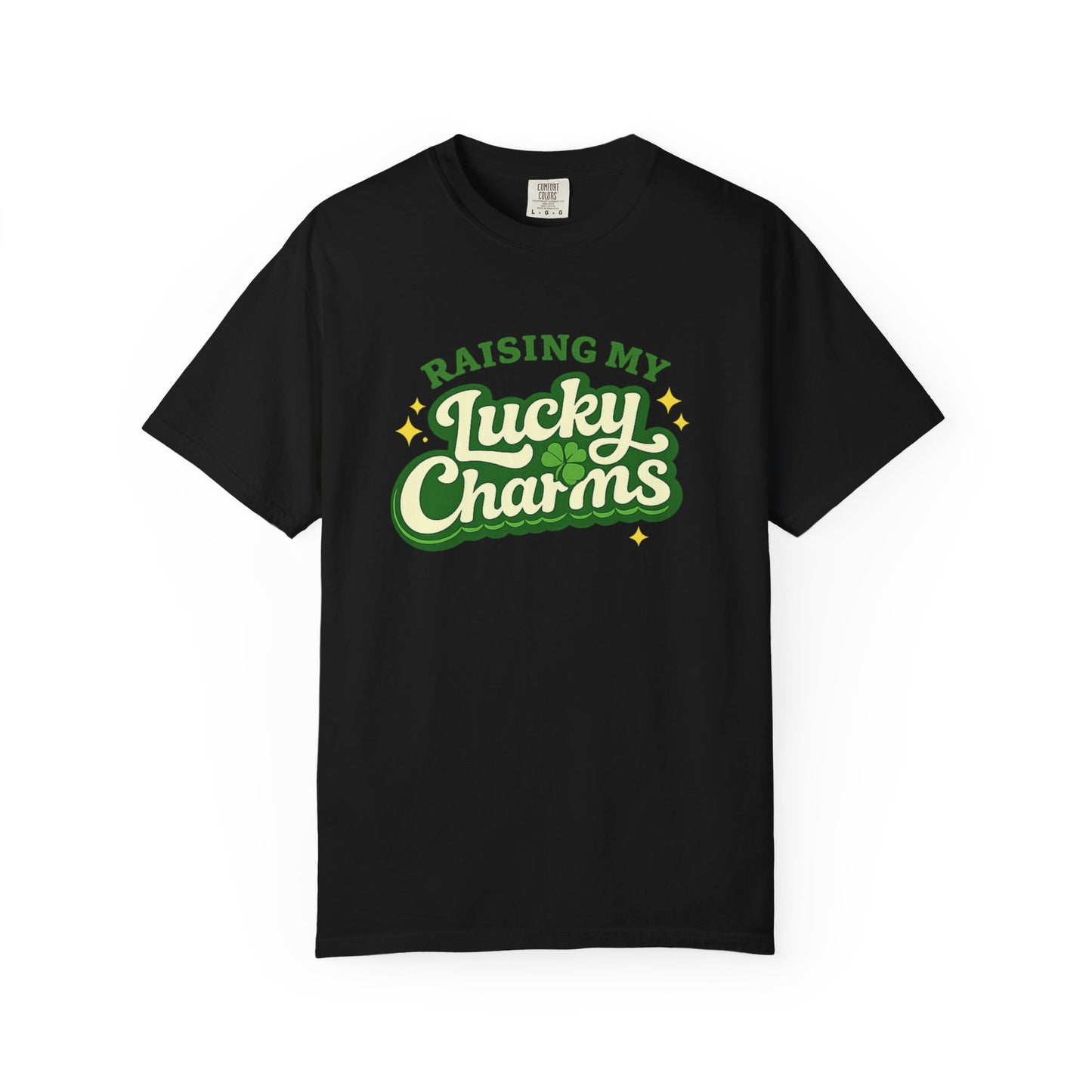 Raising My Lucky Charms Comfort Colors 1717 Graphic Tee | Funny Mom Life Shirt