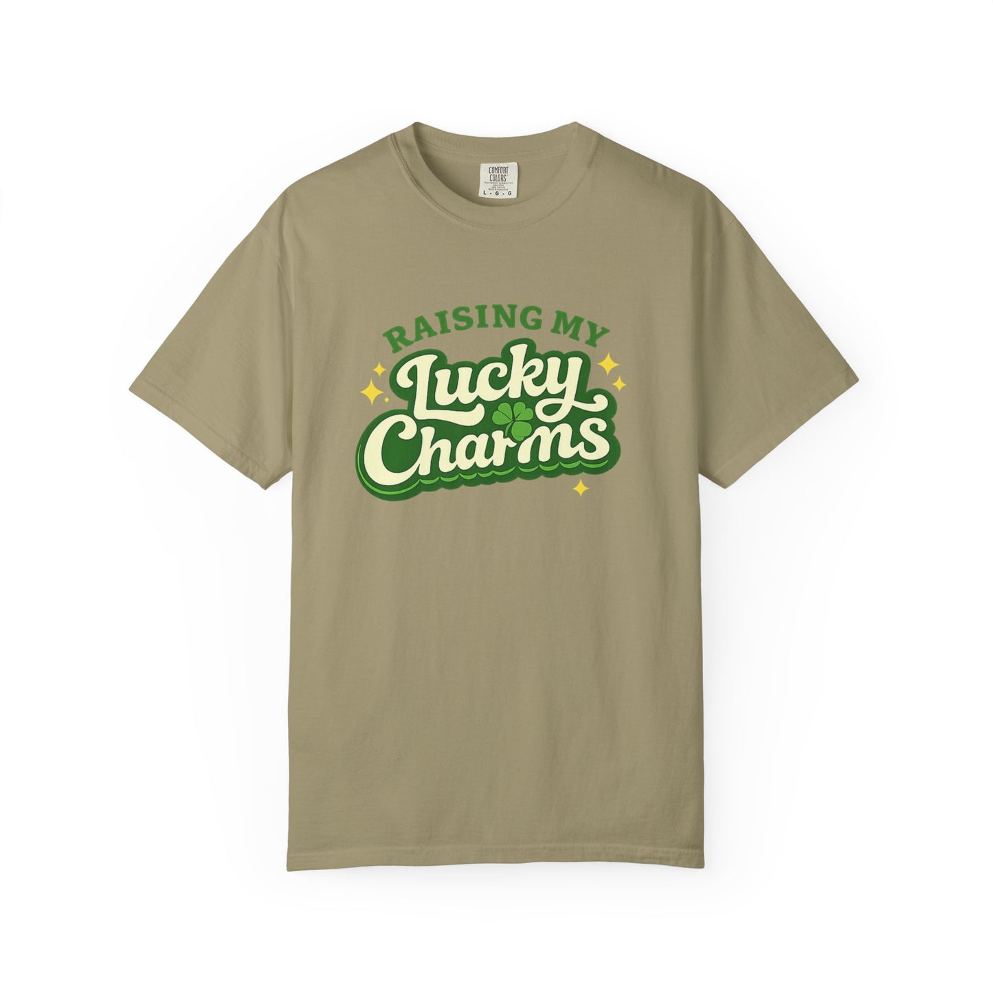 Raising My Lucky Charms Comfort Colors 1717 Graphic Tee | Funny Mom Life Shirt