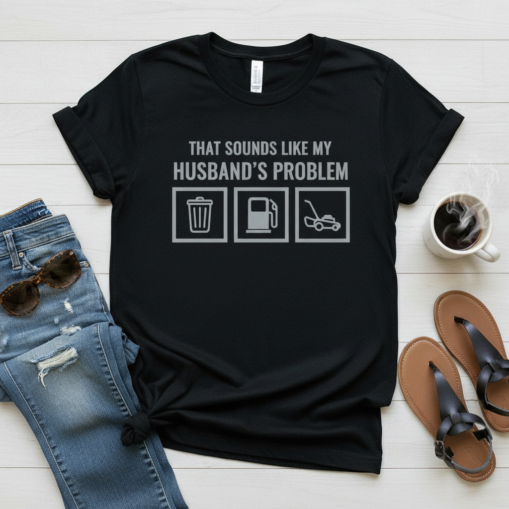That Sounds Like My Husband's Problem Tee  Comfort Colors® 1717
