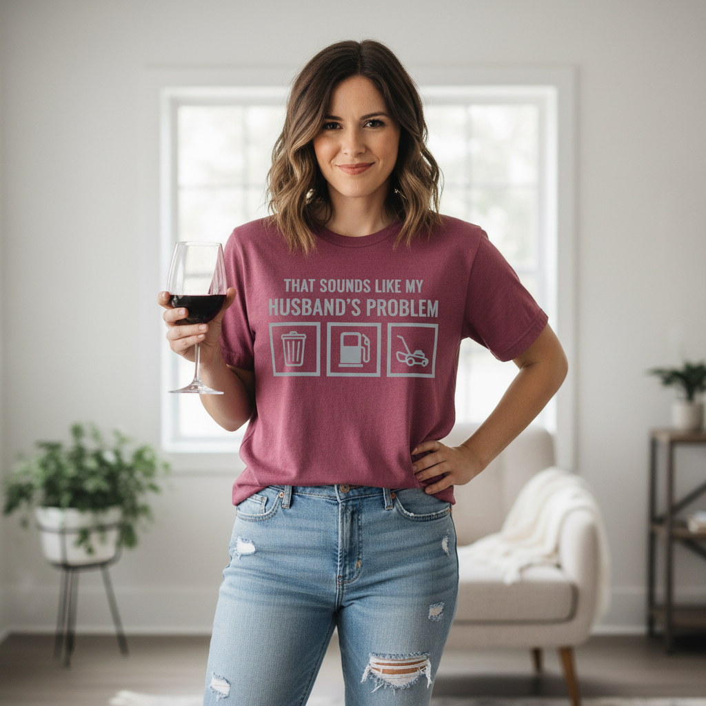 That Sounds Like My Husband's Problem Tee  Comfort Colors® 1717