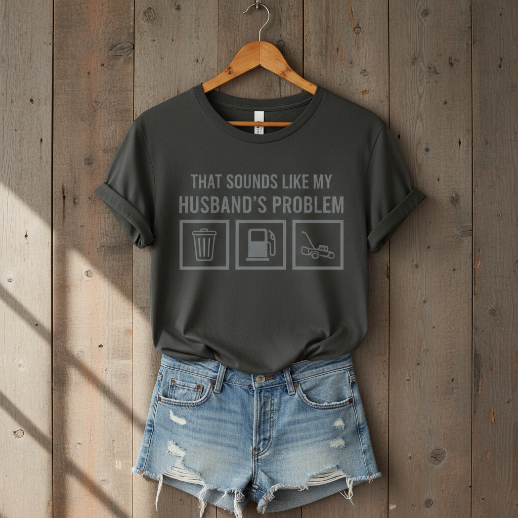 That Sounds Like My Husband's Problem Tee  Comfort Colors® 1717