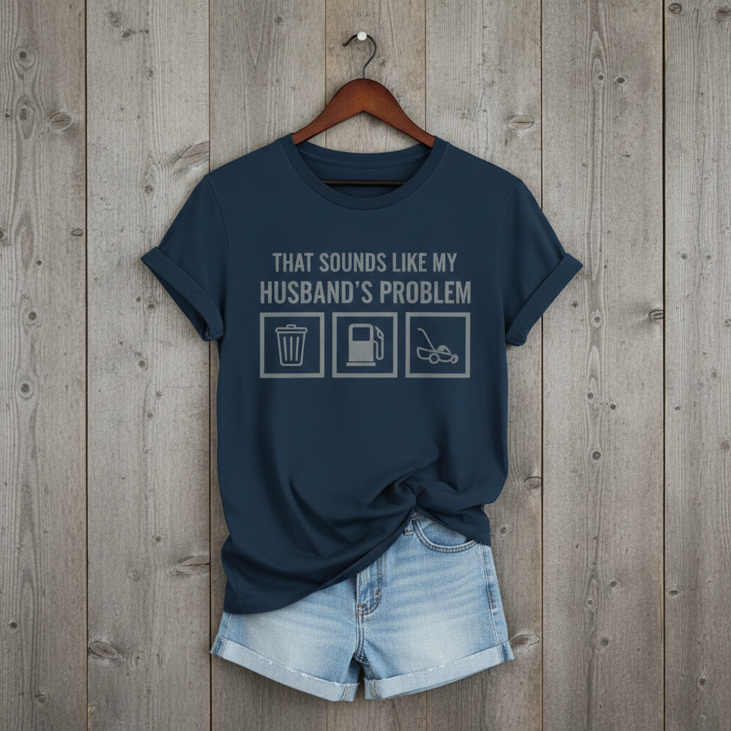 That Sounds Like My Husband's Problem Tee  Comfort Colors® 1717