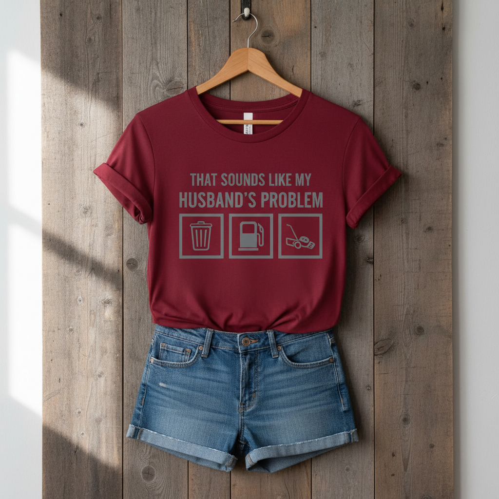 That Sounds Like My Husband's Problem Tee  Comfort Colors® 1717