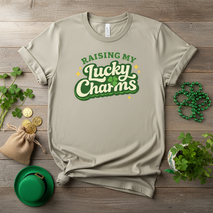 Raising My Lucky Charms Comfort Colors 1717 Graphic Tee | Funny Mom Life Shirt
